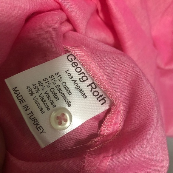 Georg Roth Pink Tunic Blouse Small - Picture 7 of 8